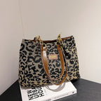 Brielle | Leopard Canvas Shopping Bag - AUDREY DUBLIN