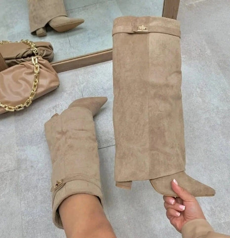 Faye | Statement High Boots - AUDREY DUBLIN