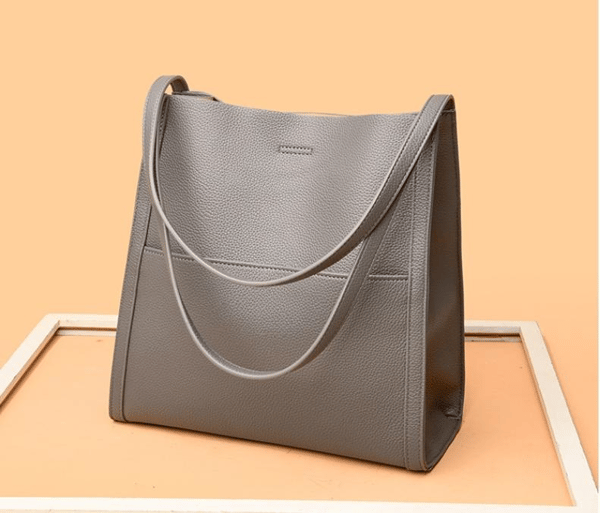 Sylvie | Minimalist Leather Tote Bag - AUDREY DUBLIN