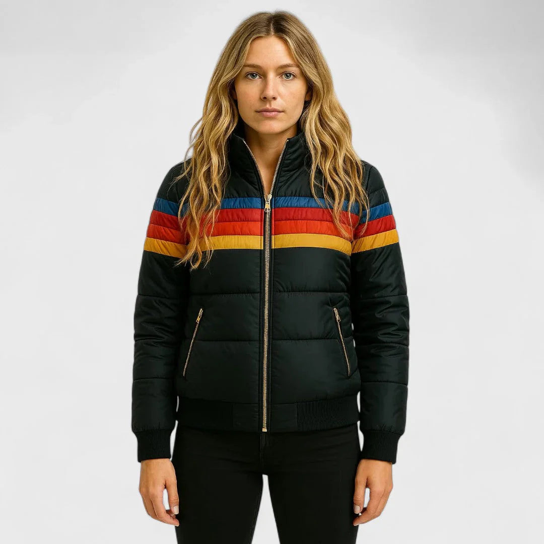 Ema | Colourblock Puffer Jacket - AUDREY DUBLIN