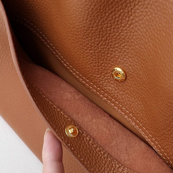 Sylvie | Minimalist Leather Tote Bag - AUDREY DUBLIN