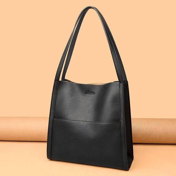 Sylvie | Minimalist Leather Tote Bag - AUDREY DUBLIN