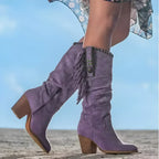 HARLOW | Classic Western Fringe Boots - AUDREY DUBLIN