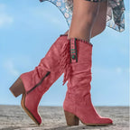 HARLOW | Classic Western Fringe Boots - AUDREY DUBLIN