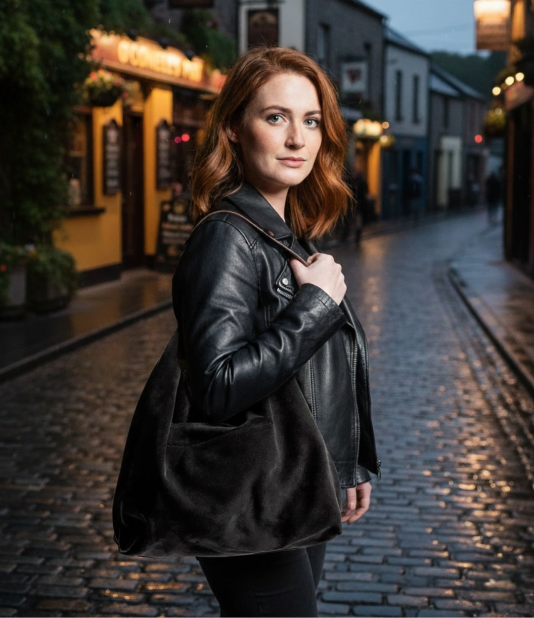 Aoife | Premium Vegan Suede Tote - AUDREY DUBLIN