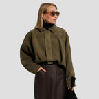 Blanka | Old-School Suede Jacket - AUDREY DUBLIN