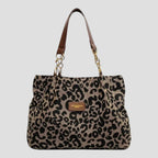 Brielle | Leopard Canvas Shopping Bag - AUDREY DUBLIN