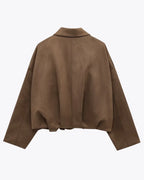 Blanka | Old-School Suede Jacket - AUDREY DUBLIN