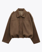 Blanka | Old-School Suede Jacket - AUDREY DUBLIN